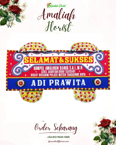 Papan Bunga Ucapan Selamat Duto Yoso Mulyo